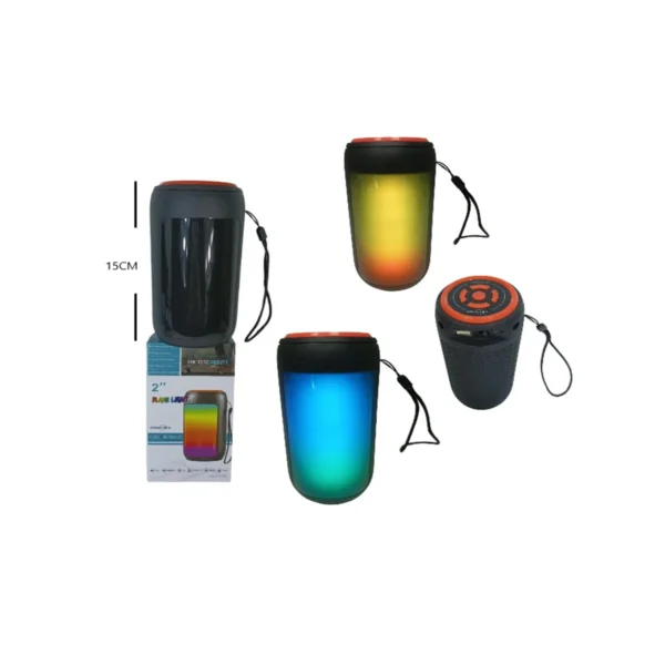 Parlante Portátil Bluetooth Con Luces Rgb GTS-1731