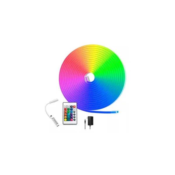 Tira Led Neón RGB, Crea Ambientes Únicos 5Mts STRIP