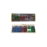 Teclado Gaming Con Luces RGB, Precisión En Cada Partida 7300